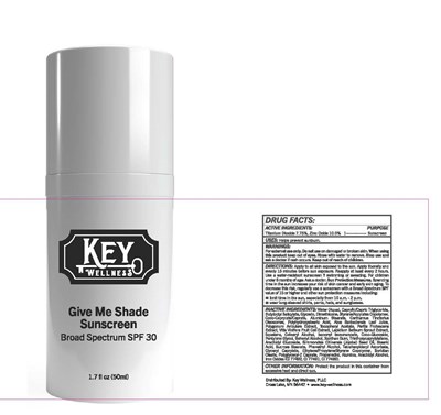 Give Me Shade Sunscreen Broad Spectrum Spf 30 1.75 Fl Oz (50ml) (Key Wellness Sp06.50)